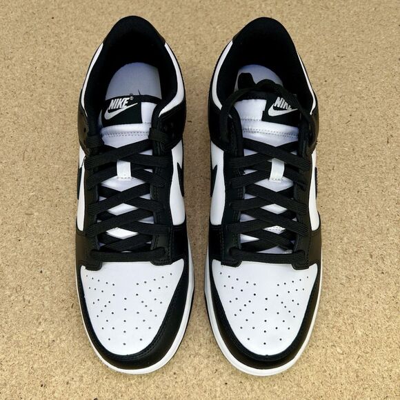 NEW sz 12 Nike Panda Dunk Low Retro Shoes White Black DD1391-100 main image 6